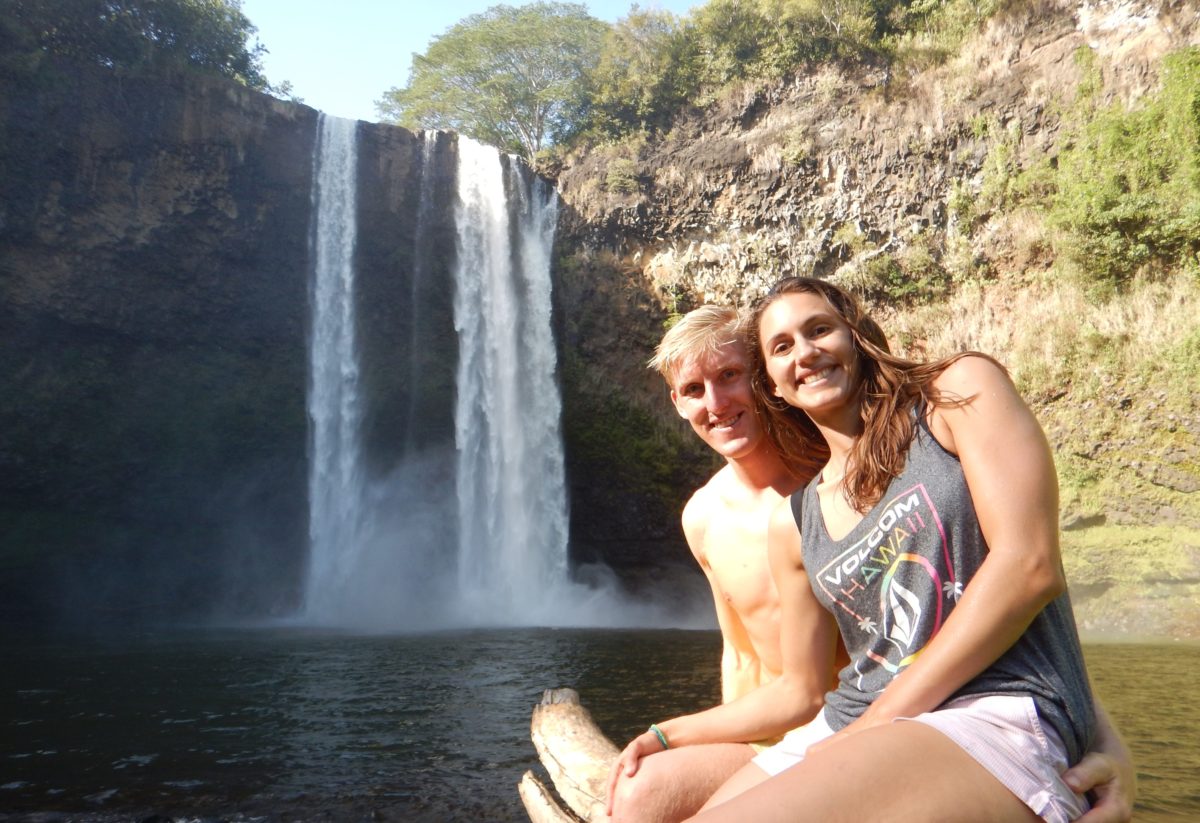 Braving Wilua Falls